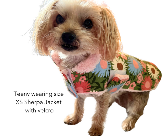 Sherpa Lined Jacket | Floral Collection