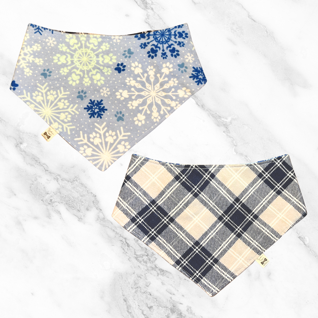 Snap Bandanna | Plaid Collection | Flannel Fabric